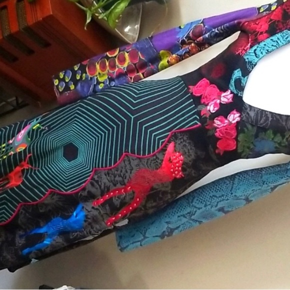 Desigual Dresses & Skirts - Desigual Colorful Patterned Dress size S